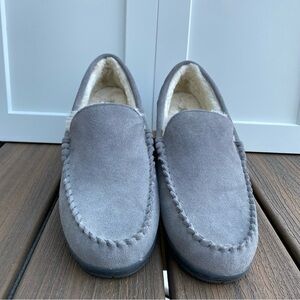Gray Suede Men's Loafers